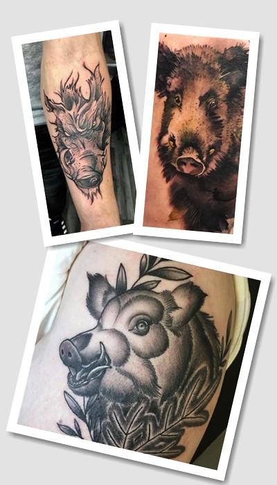 татуювання кабан