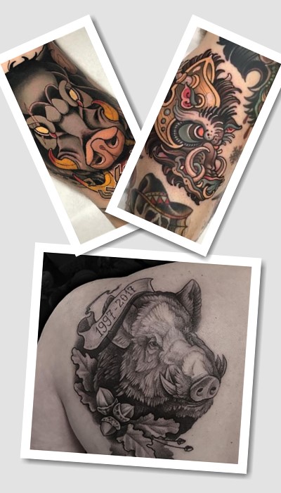 ідеї татуювання свиня