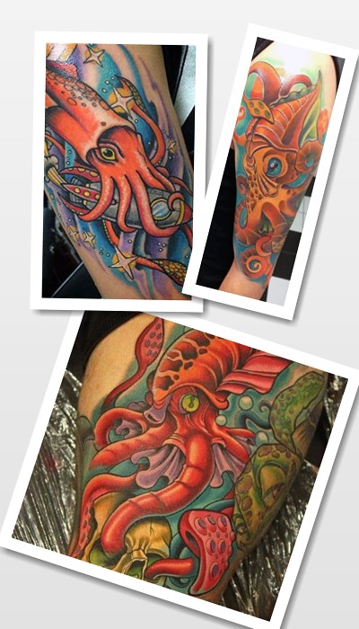 татуювання кальмар