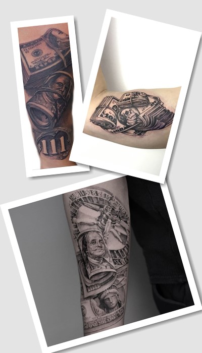 ідеї татуювання карти гроші два стволи