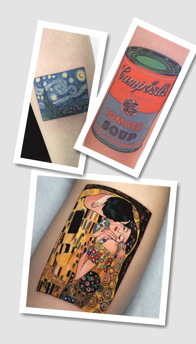 татуювання картини художників