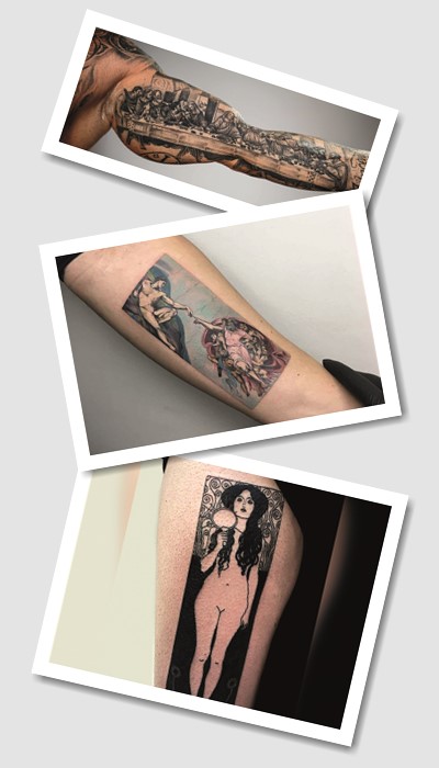 що означають тату картини художників