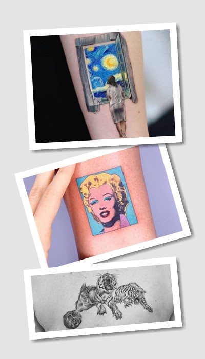 що означають татуювання картини художників