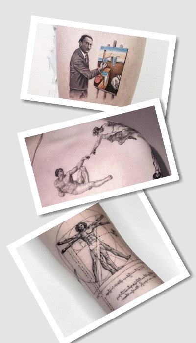 кому підійдуть татуювання картини художників