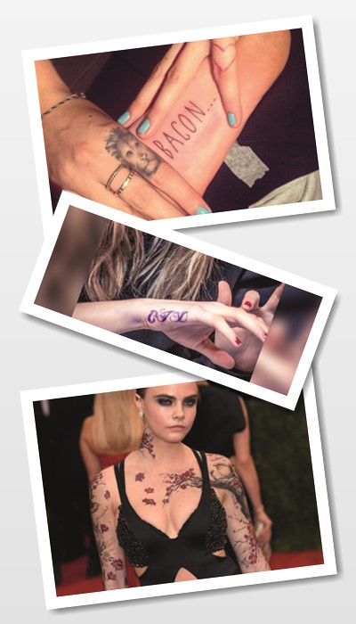 татуювання Кари Делевинь