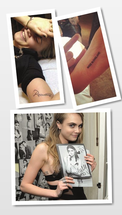 значення татуювань Кари Делевинь