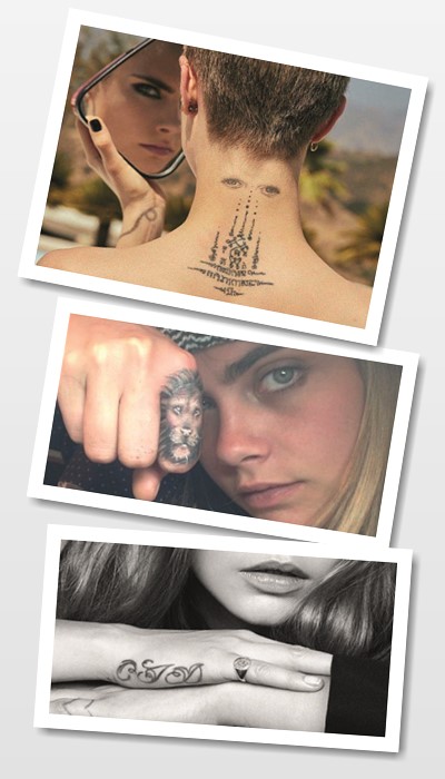 що означають татуювання Кари Делевинь