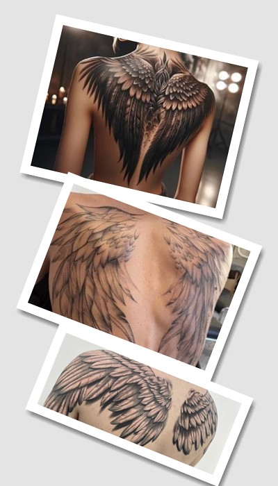 значення татуювання Крила на спині
