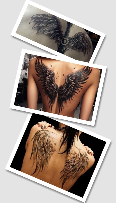 що означає тату Крила на спині