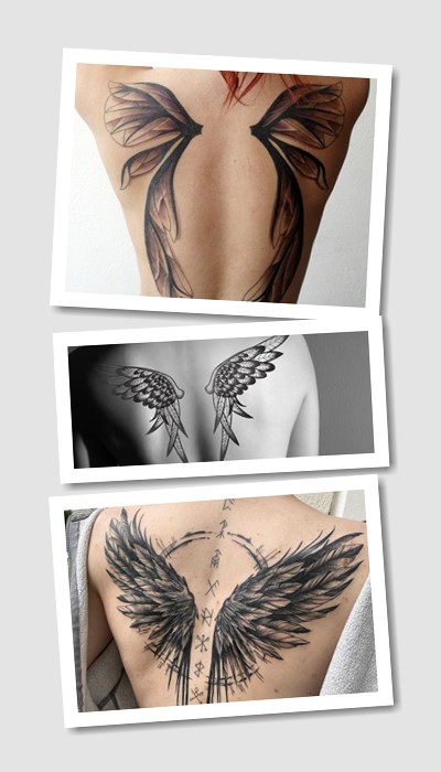що означає татуювання Крила на спині