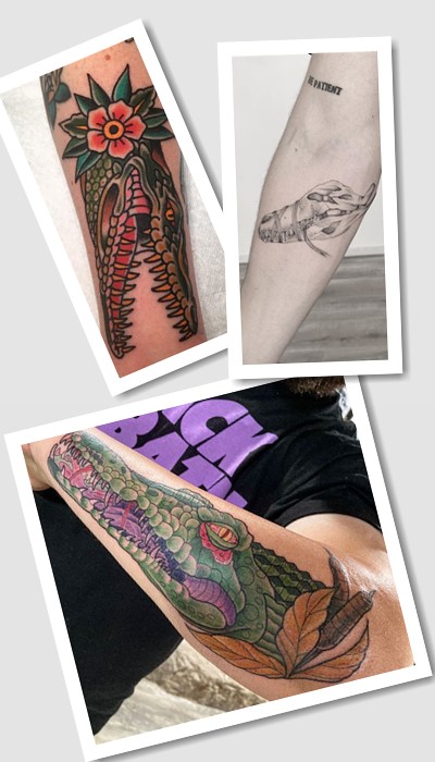 що означає тату крокодил