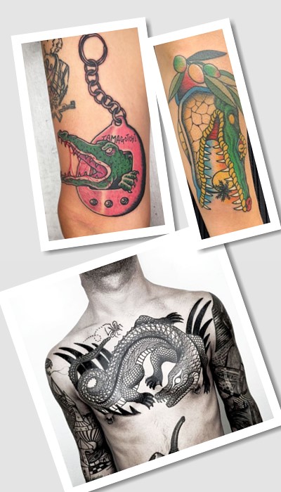 що означає татуювання крокодил