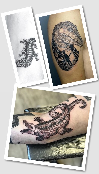 ідеї татуювання алігатор