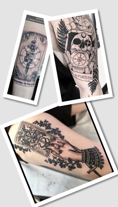 Тату колесо Сансари