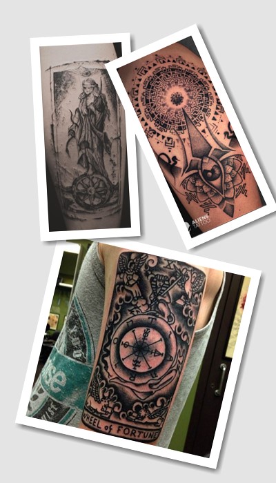 татуювання колесо Сансари