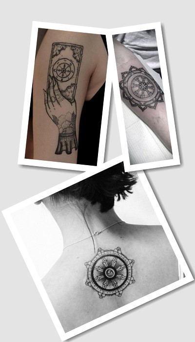 значення татуювання колесо Сансари