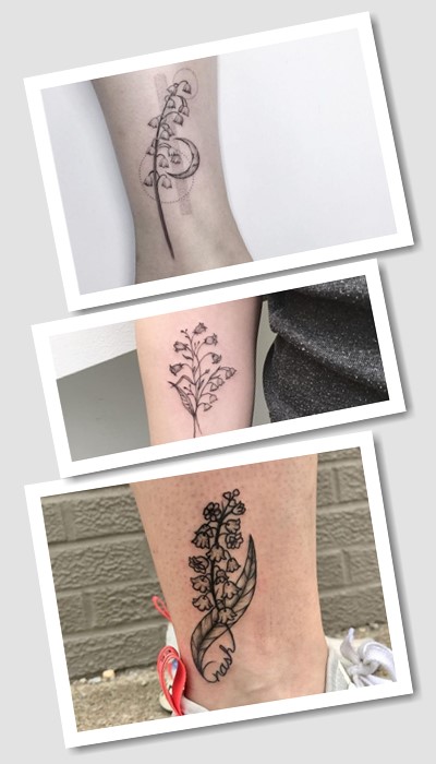 кому підійде тату Конвалії