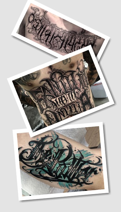 татуювання леттерінг