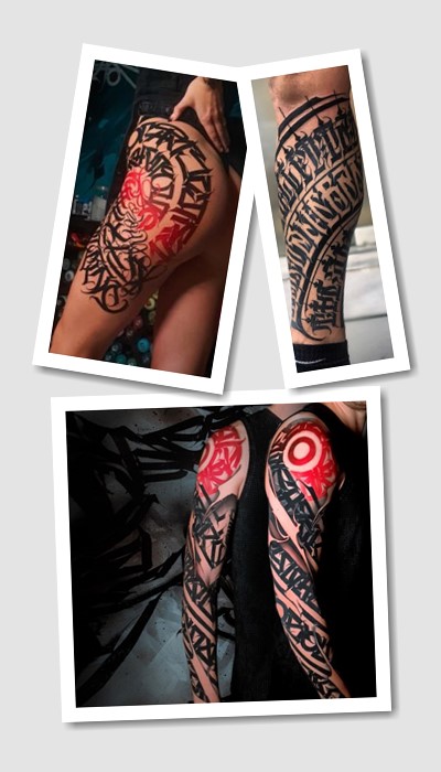 ідеї леттерінг татуювань