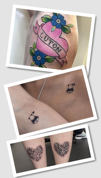 символ любові тату 