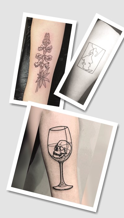 ідеї лайнворк тату