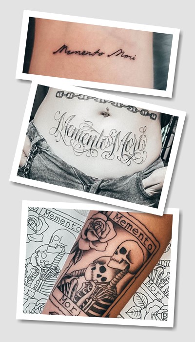 кому підійде тату Memento mori