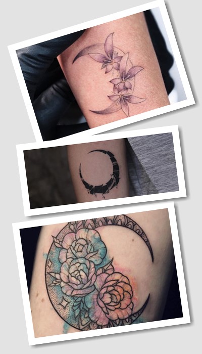 кому підійде тату Півмісяць