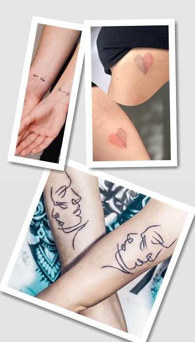 татуювання для чоловіка і дружини