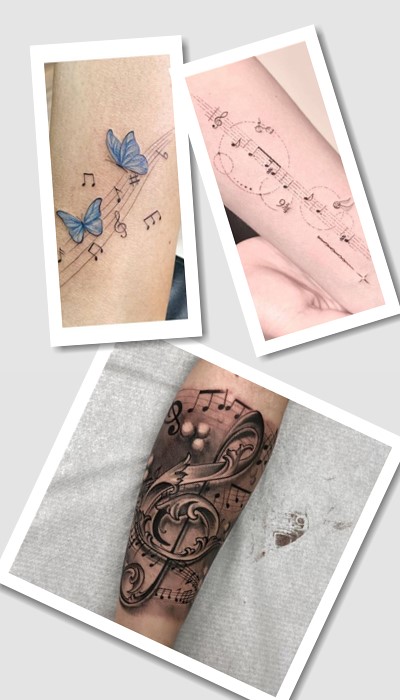 кому підійде тату скрипічний ключ