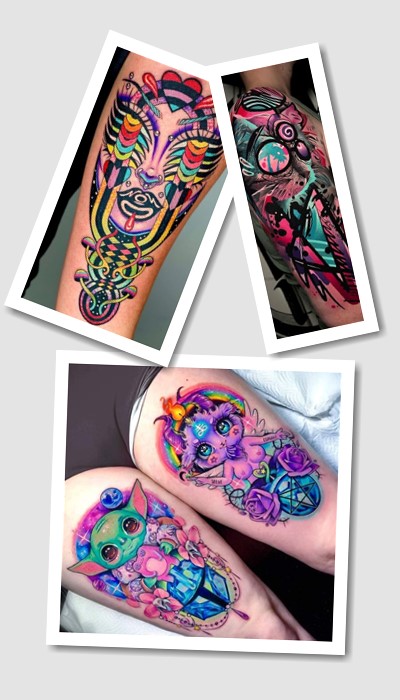 нью скул татуювання у Києві