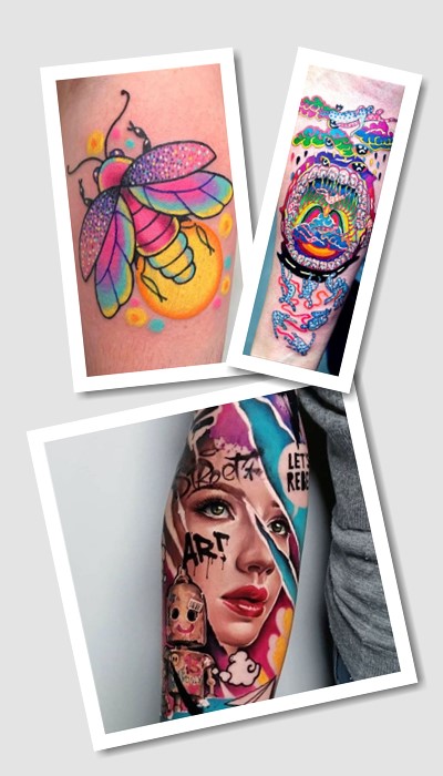 нью скул тату