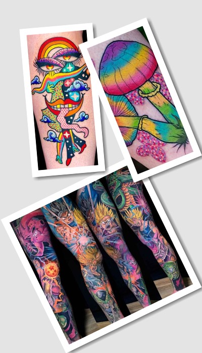 кому підійде нью скул татуювання