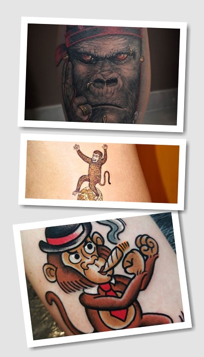 татуювання мавпа