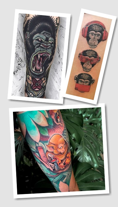 що означає татуювання мавпа