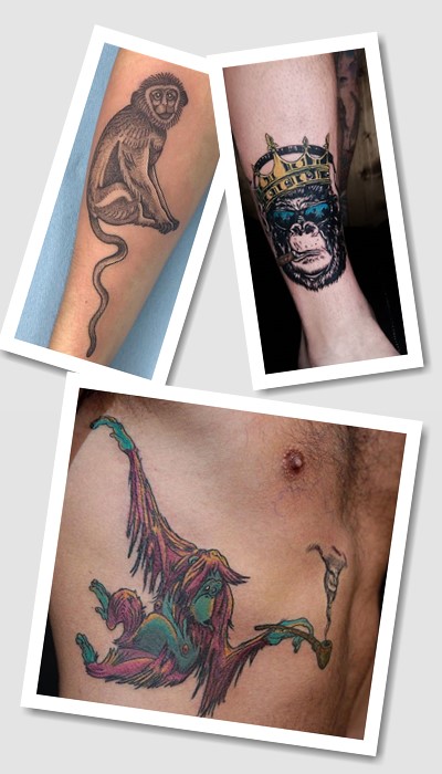 кому підійде тату мавпа