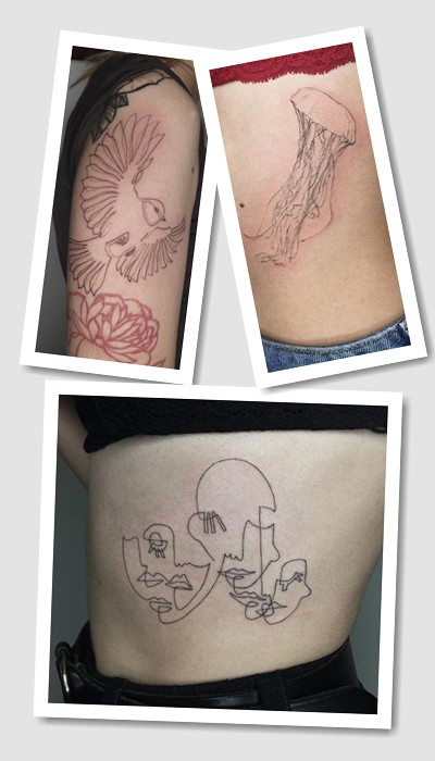 що означає тату Однією лінією