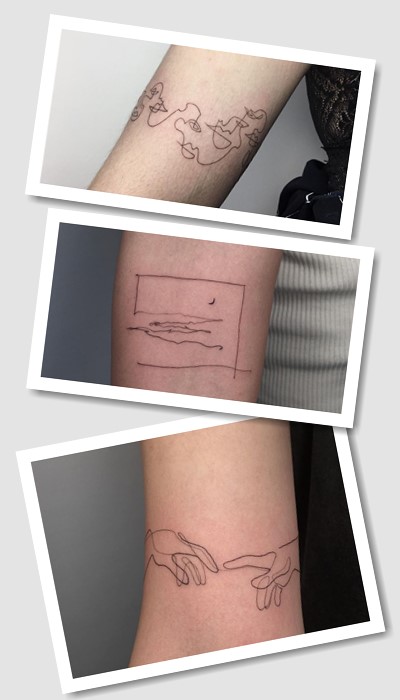 що означає татуювання Однією лінією