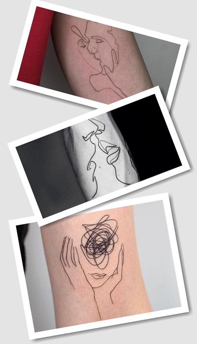 ідеї татуювання Однією лінією