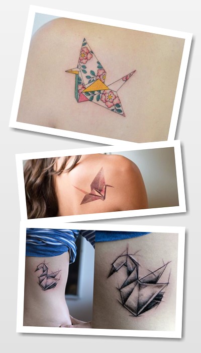 кому підійде тату орігамі