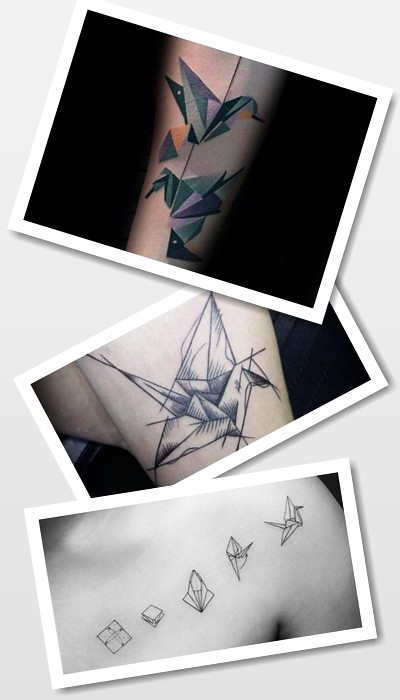 кому підійде татуювання орігамі