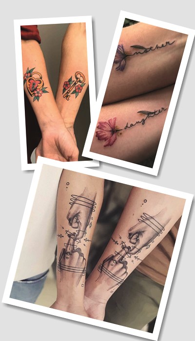 що означають парні татуювання з мамою