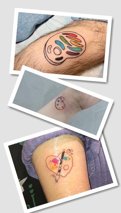 значення тату Палітра художника