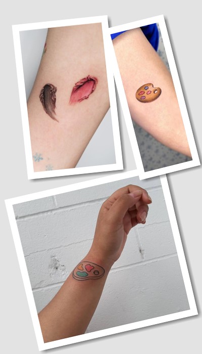 значення татуювання Палітра художника