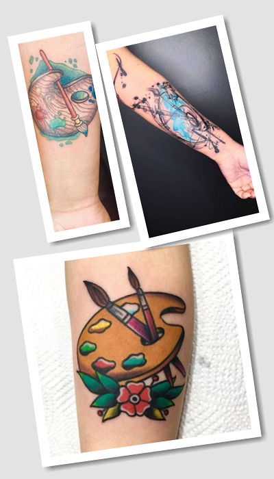 що означає тату Палітра художника