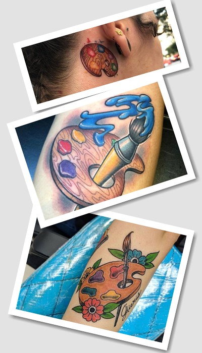 кому підійде татуювання Палітра художника