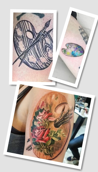 ідеї татуювання Палітра художника