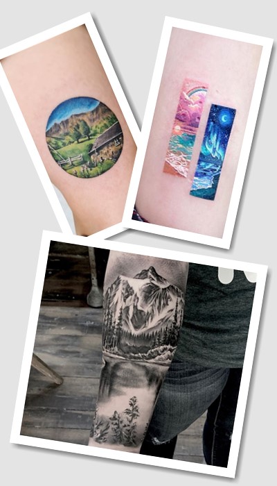 Тату природа