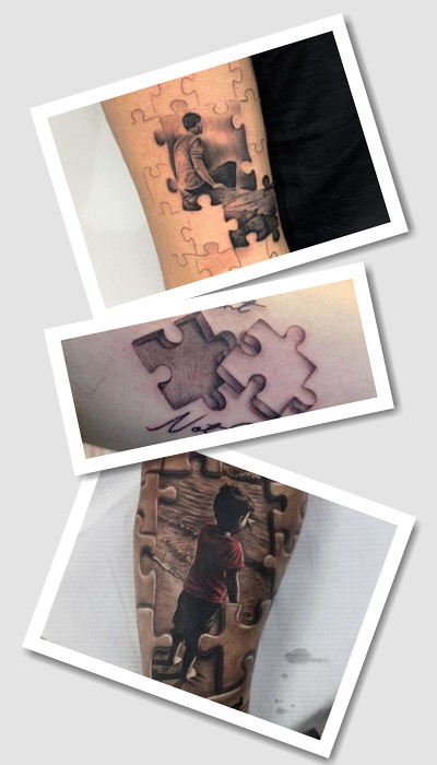 татуювання Пазл у Києві
