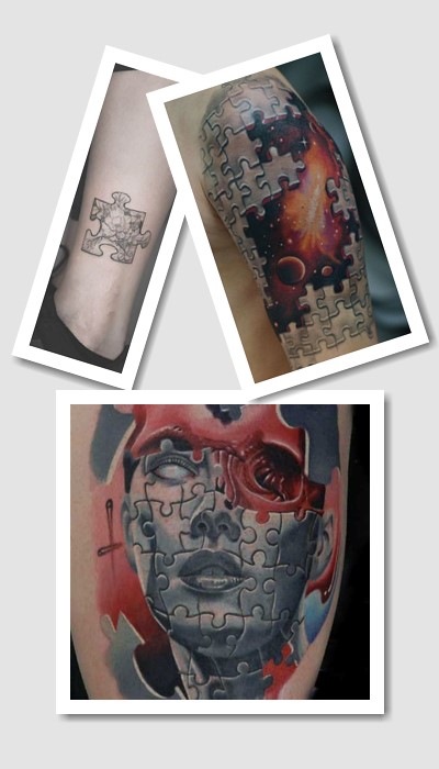 кому підійде тату Пазл