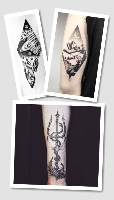 значення тату Ромб